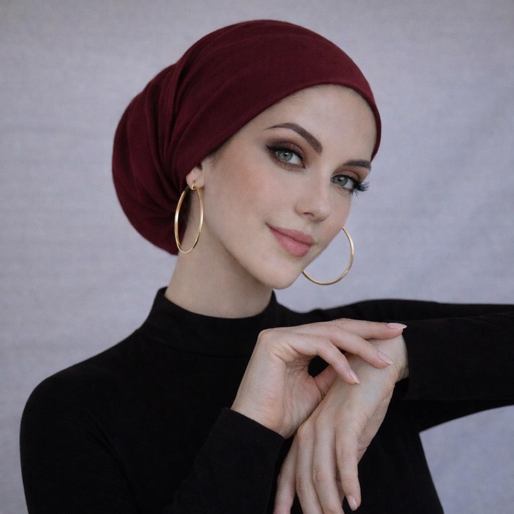 מטפחת טריקו לייקרה משולשת