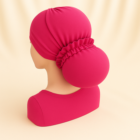 טורבן לייקרה ורוד כהה