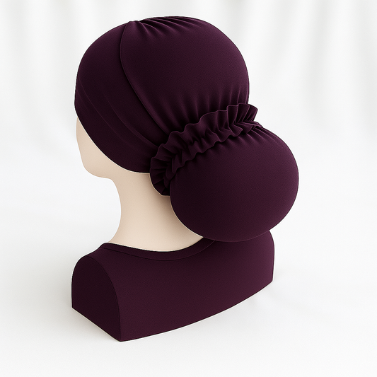 טורבן לייקרה סגול חציל