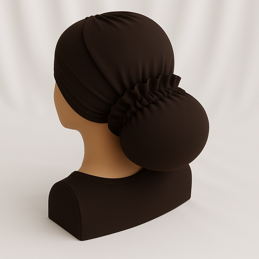 טורבן לייקרה חום קפה