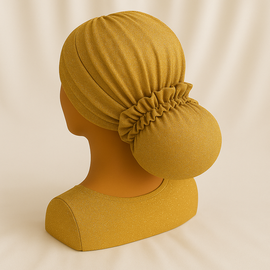 טורבן ערב זהב מנצנץ