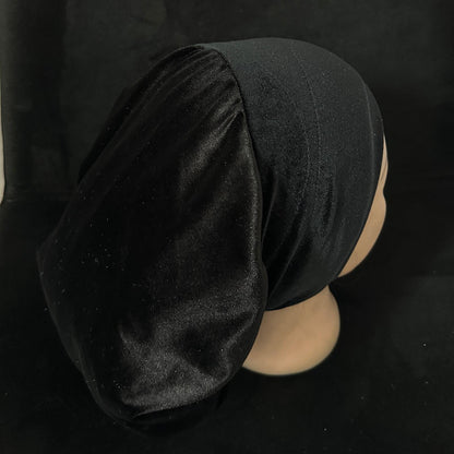 בובו נמוך קטיפה קרם סרט רחב